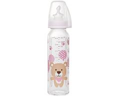 Nip Bouteille standard en verre avec tétine en silicone anatomique 0-6 mois