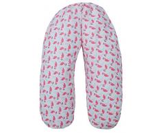 Ideenreich 2356 Housse de rechange pour coussin dallaitement 130 cm Flamingo Rose