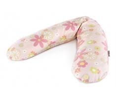 Theraline 51005801 Housse pour le coussin dallaitement dorigine, 190 cm, retroblume Rose