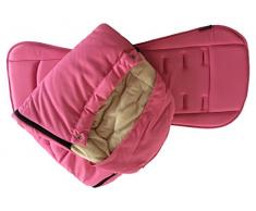 Easy Walker ej10014 + ej10019 June Package SetTapis de Chancelière et poussette, rose