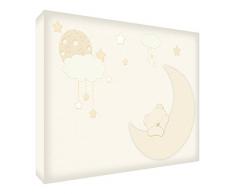 Feel Good Art BEARMOON1624-01G Tableau imprimé sur toile Style moderne