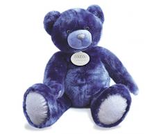 Doudou et Compagnie Ours Collection Peluche Bleu Nuit 120 cm
