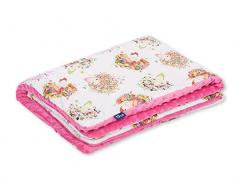 Pepi Leti 685843716259 Couverture Amy pour bébé Motif Minky Multicolore 100 x 75 cm