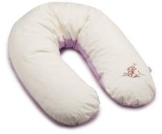 Julius Zöllner 4610410330 Coussin allaitement banane en tissu biologique Lapin/broderie 190 cm