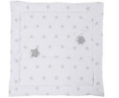 roba Tapis déveil Little Stars, manette de jeu bébé / tour de parc 100x100cm, 100% coton, avec éléments de jeu.