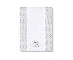 pirulos Pirate – Housse pour matelas à langer ajustable, Couleur Gris