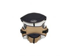 Bambisol - Porte Bébé Ventral Réversible - Maille 3D Confort, Poche de Rangement (Atlas)