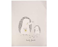 Bimbi Pirulos Lot de 4 autocollants muraux Motif 151 Erizos 147 20 Unisexe