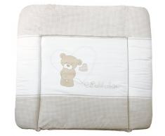 roba Matelas à langer souple ‘Lovely Bear’, 85x75cm, matelas à langer souple avec revêtement en PU.
