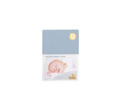 Pinolino Drap-Housse pour Lit de Bébé Jersey - Pack de 2 - Bleu Clair