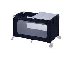 Safety 1st Full Dreams Lit Parapluie Equipé 3 en 1 avec Table à Langer et Sac de Transport, Pratique et Léger - Bleu