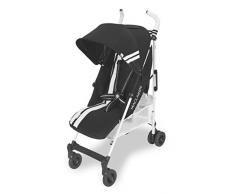 Poussette Maclaren FC - Complète, ultra légère et compacte. Siège inclinable, capote extensible imperméable assurant une protection UV50+, grand panier, suspension aux 4 roues. Accessoires inclus