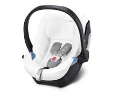 Cybex Gold 517002291 Housse d’Été, Pour Siège Auto Coque Aton 5, Blanc