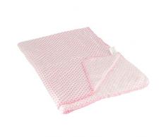 Bieco Couverture Polaire Rose 70 x 100 cm