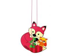 Hess Jouet en bois 15150 – Mobile Renard tournant en bois Env. 28 x 23 x 23 cm