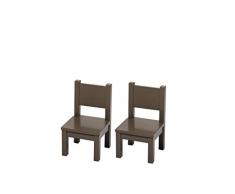 Pioupiou et Merveilles Ma Première Chaise Taupe 2 Pièces