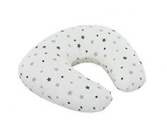 Baby Elegance Coussin dallaitement, gris étoile