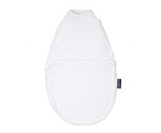 Clevamama Couverture dEmmaillotage pour Dormir Blanc 0-3 m