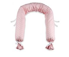 Italbaby Pois Tête Réducteur de lit bébé, Rose