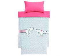 Noukies A&Z Housse Couette Veloudoux/Jersey 100 x 140 cm