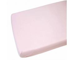 Jersey Berceau Drap-housse 40 x 90 cm Rose