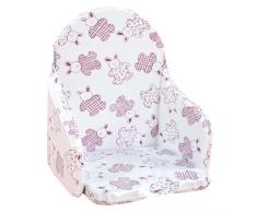 Looping Coussin de Chaise en PVC Lapin Cassis