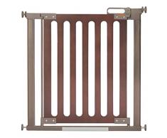 Oskö Sécurité Domestique Barrière de Sécurité Fixation Pression Chêne