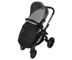 Deluxe/Chancelière cosy orteils Compatible avec iCandy Peach Poussette Gris