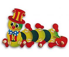 Dida - Porte-Manteaux Enfant – Chenille Pomme - Porte Manteau Mural en Bois pour Chambres denfant et bébé