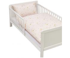 Kindertraum 5255323 Parure de lit pour enfant étoiles magique, design 553, 40 x 60 cm et 100 x 135 cm rose