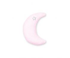 BEMINI - Coussin spécial bébé et/ou enfant - en forme de lune Collection Honey Rose pale 30 cm - Ultra moelleux