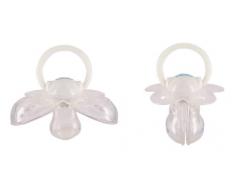 dBb Remond Sucette - Libellule - Physiologique - Deuxième Age - Silicone - Protection et Collerette - Transparente