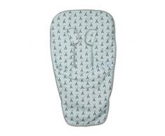 babyline tepee – matelas pour chaise, Unisexe, Couleur eau Marine