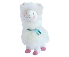 Histoire dOurs Lama Peluche Blanc 20 cm