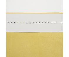 Meyco Lot 413062 Petit drap plat XXX, 75 x 100 cm gris/jaune