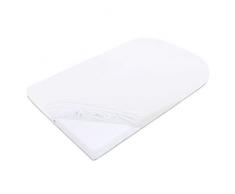 babybay Drap-Housse en Jersey Deluxe Convient pour Modèle Matelas de Kit de Transformation Lit Enfant Original/Maxi Blanc 1 Unité