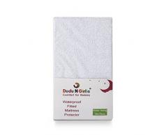 Dudu N Girlie Coton couffin Matelas protecteurs, 2 pièces