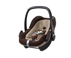 Maxi-Cosi 79808981 Pebble + nacelle pour bébé Groupe 0+ I-SIZE (0-13 kg), utilisable dès la naissance jusquà environ 12 mois - Compatible avec la station de base FamilyFix One - Marron