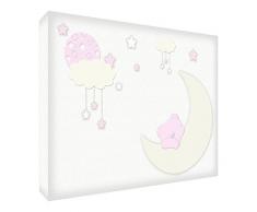 Feel Good Art BEARMOON1624-01G Tableau imprimé sur toile Style moderne