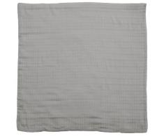 Taftan Drap de Berceau en coton bio gris (80 x 80 cm) - Gris