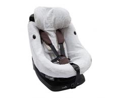 Timboo TM-MCA02-518 Timboo 5414546063842 Housse Siège Auto pour Maxi-Cosi Axiss Fix Plus GR1+, Siver Grey Argenté