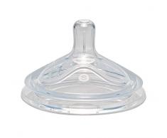 NIP FIRST MOMENTS: Tétine rond à col large en silicone souple, taille S (trou daspiration débit lent), 1 pièce