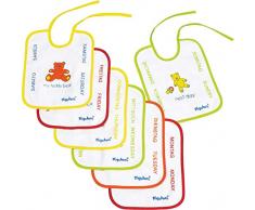 Playshoes Bavoir à Lacet - 7 Jours