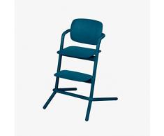 CYBEX Gold Système dAssise LEMO, Chaise Évolutive, 3-99 Ans, Utilisable dès la Naissance avec Accessoires Complémentaires, 95 kg max., Bois/Aluminium, Twilight Blue