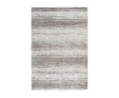 Lalee Tapis Harmony 400 Beige Silver 100% PP Heatset Frisee 200 x 290 cm, 100% polypropylène, Gris