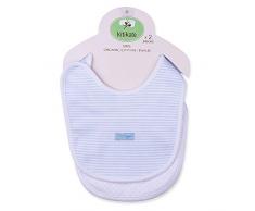 Sevira Kids - Lot de 2 bavoirs naissance en coton biologique, Dreams