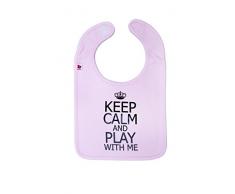 Bb&Co Keep Calm & Play Bavoir