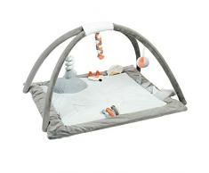 Nattou Tapis dÉveil avec Arche de Jeu, Buddiezzz, Gris/Blanc/Orange