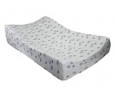 LILIKIM - SOFALANGE - Drap housse de protection - Viscose Nuage Gris