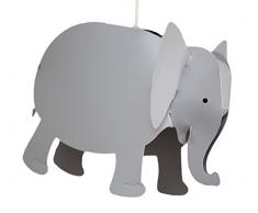 R&M Coudert Lampe de Plafond Suspension Chambre Enfant Elephant Gris